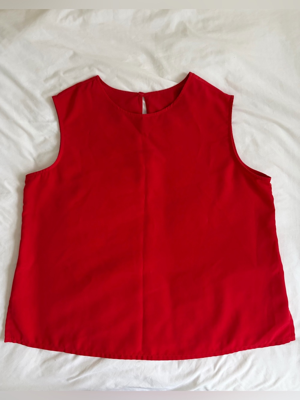 BonWorth Bright Red Sleeveless Shell Top